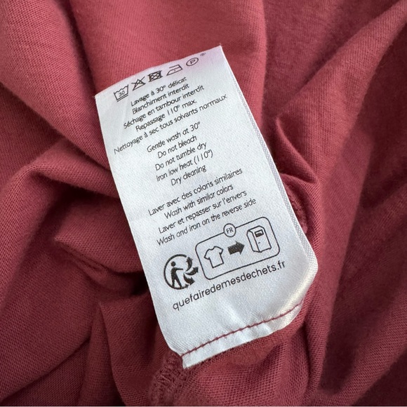 Sezane Conrad T-shirt in Rosewood - Picture 7 of 7